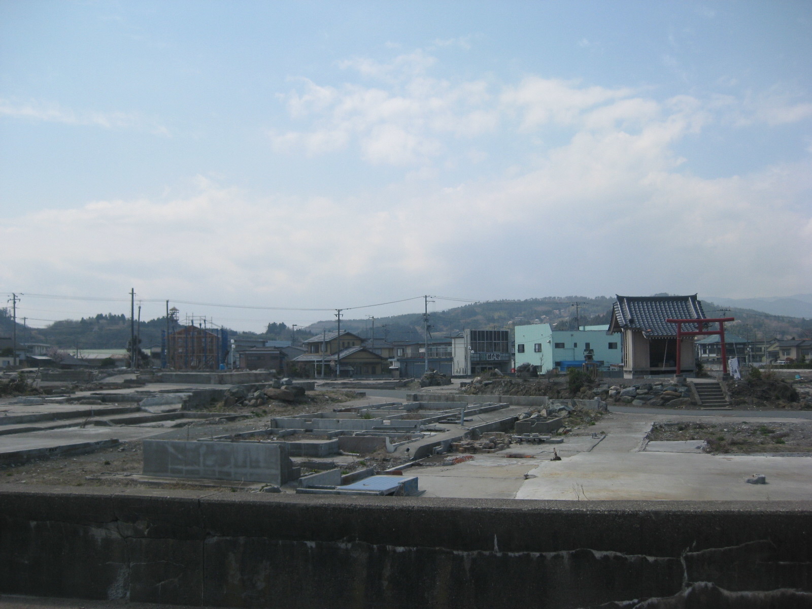 2012年の被災地の様子を写した写真