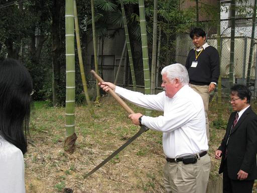 筍堀りの様子の写真