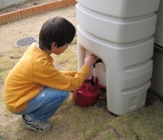 鯉渕さん水をくんでいる写真