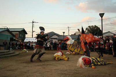 鵺ばらい祭の様子の写真