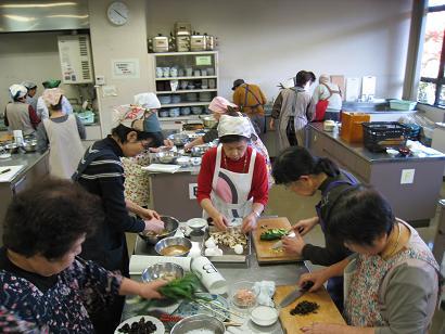 料理講習会の様子の写真