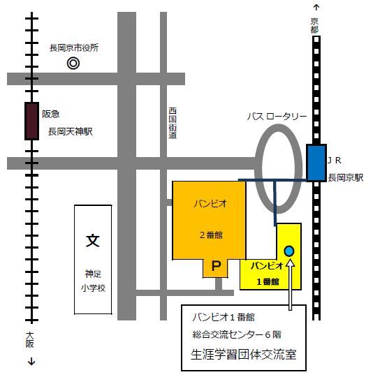 バンビオ周辺地図