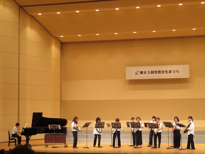 市民文化まつり芸術発表の写真