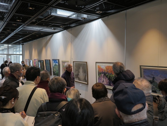 長岡京展ギャラリートークの写真