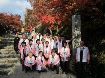 京都市内観光の様子