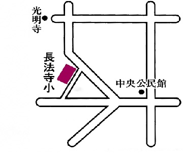 長法寺小の地図