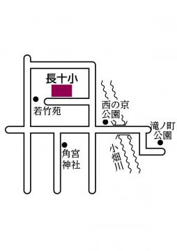 長岡第十小学校の地図