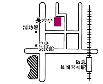 長岡第六小学校の地図