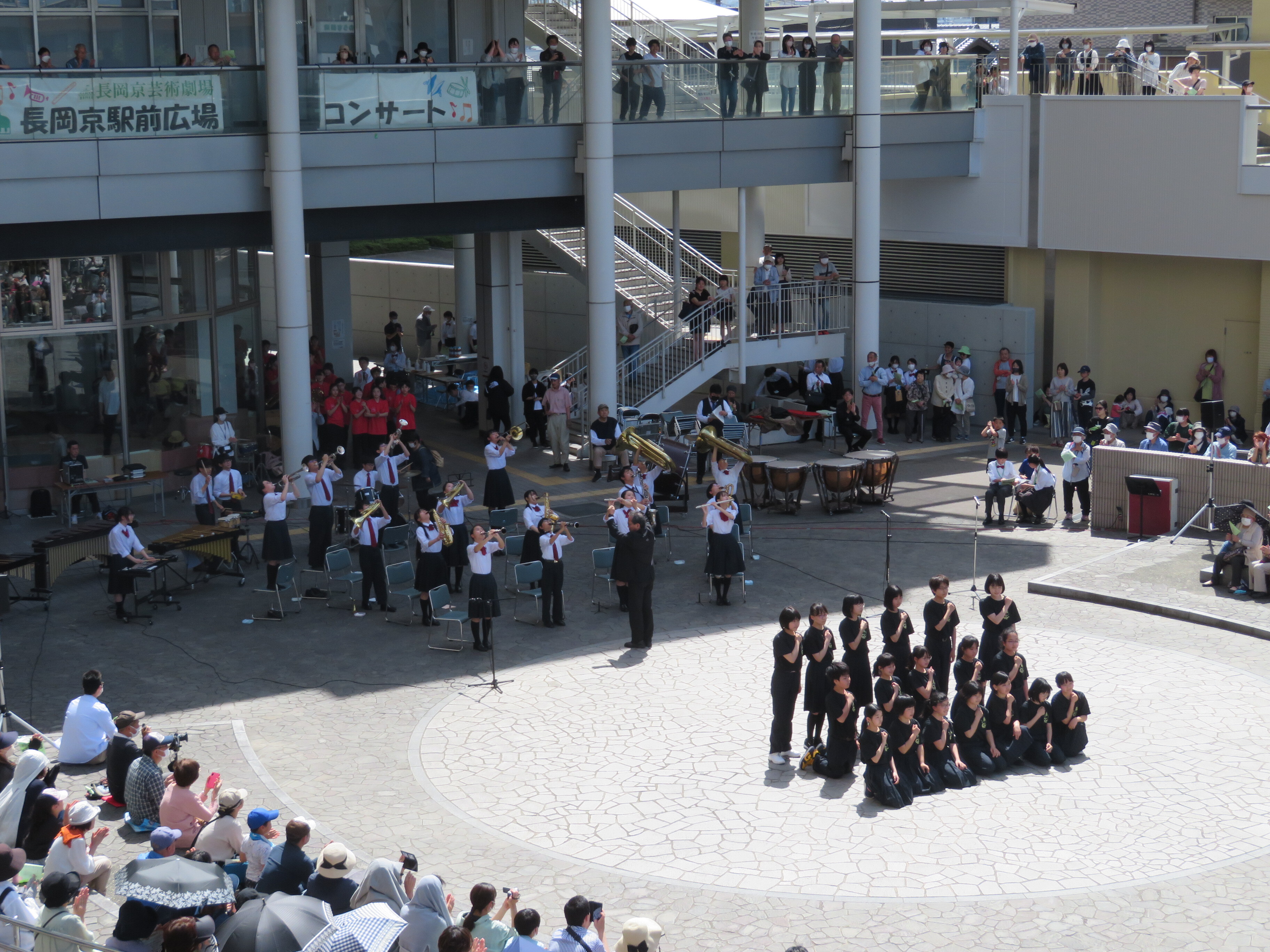 長岡第三中学校吹奏楽部の写真