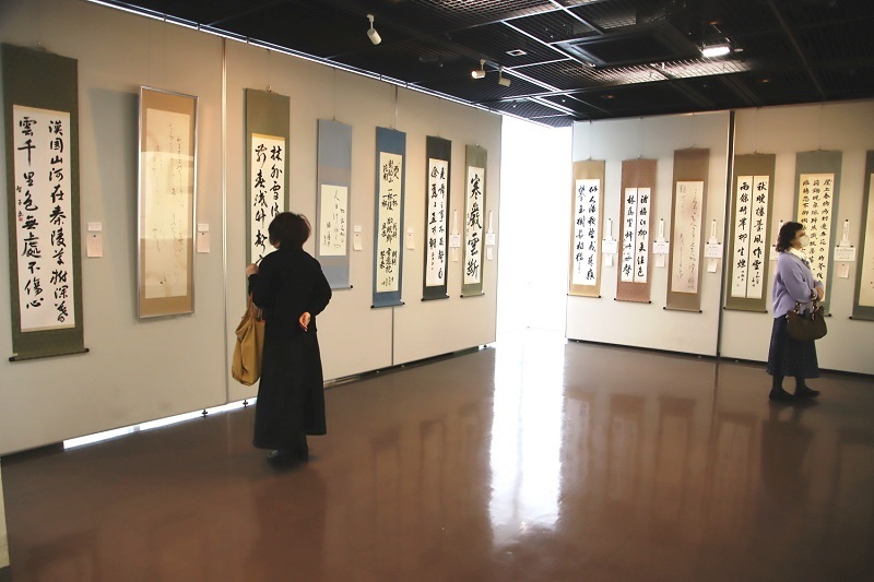 長岡京展ギャラリーの様子