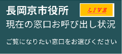 現在の窓口お呼び出し状況