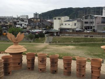 恵解山古墳から眺める天王山