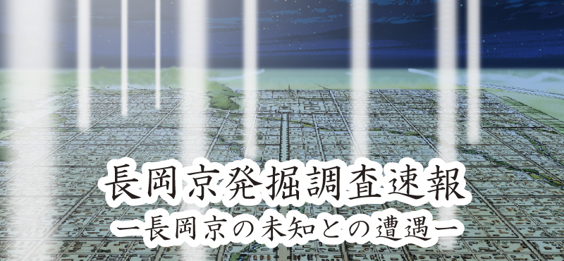 長岡京発掘調査速報のページトップ画像