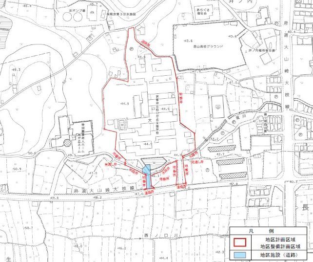 地区計画の区域図