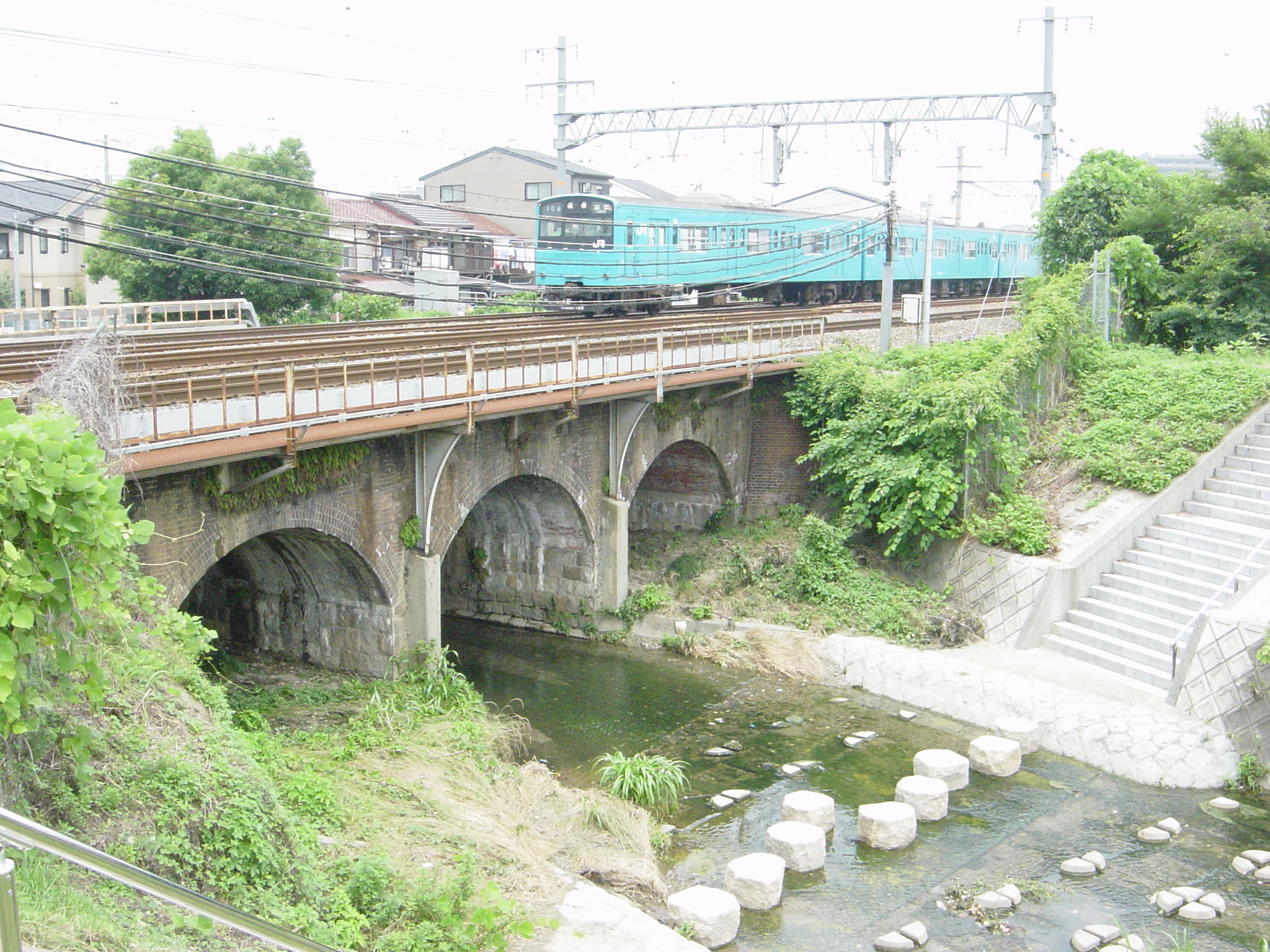 老ヶ辻橋梁（老ヶ辻三連橋）の写真