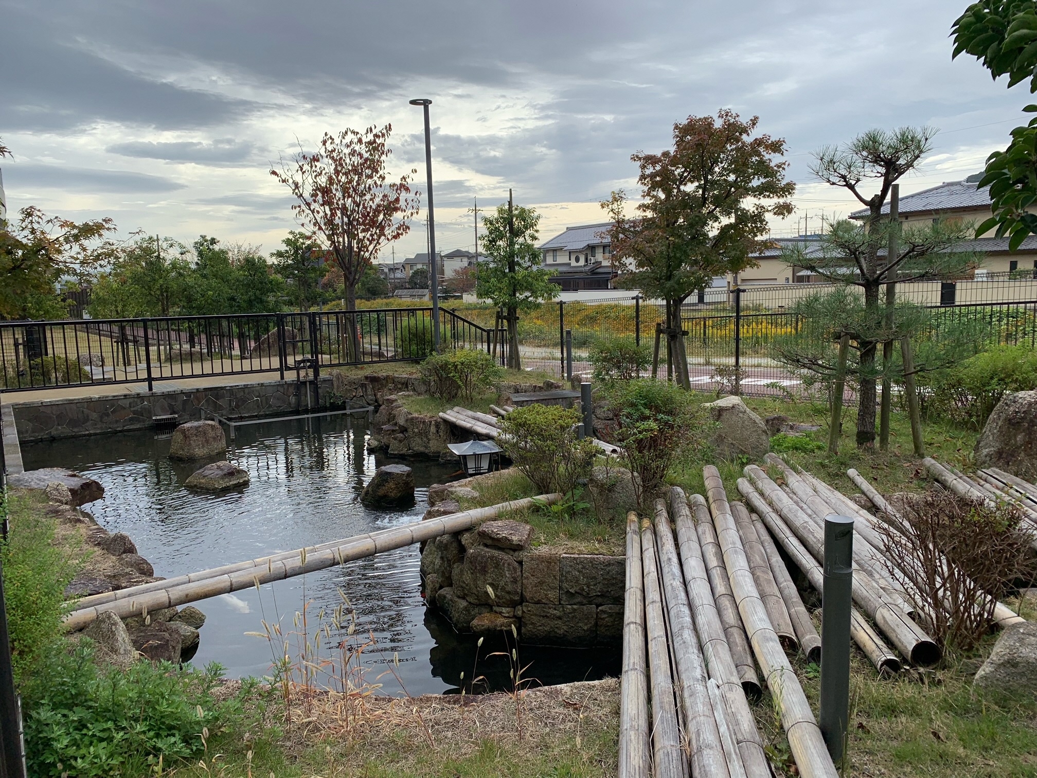 田苗池広場の写真