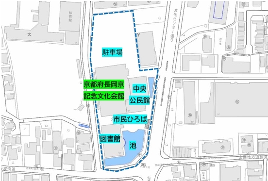 文化ゾーンの配置図